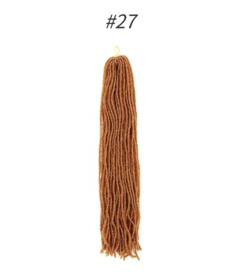 18Zoll Faux Locs Häkelzöpfe Micro Dreads Locs Twist Dreadlock Haarverlängerungen