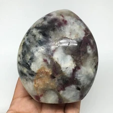 544g, 3.7"x 3.3"x2" Natural Rubellite Tourmaline Freeform @Madagascar, B1010