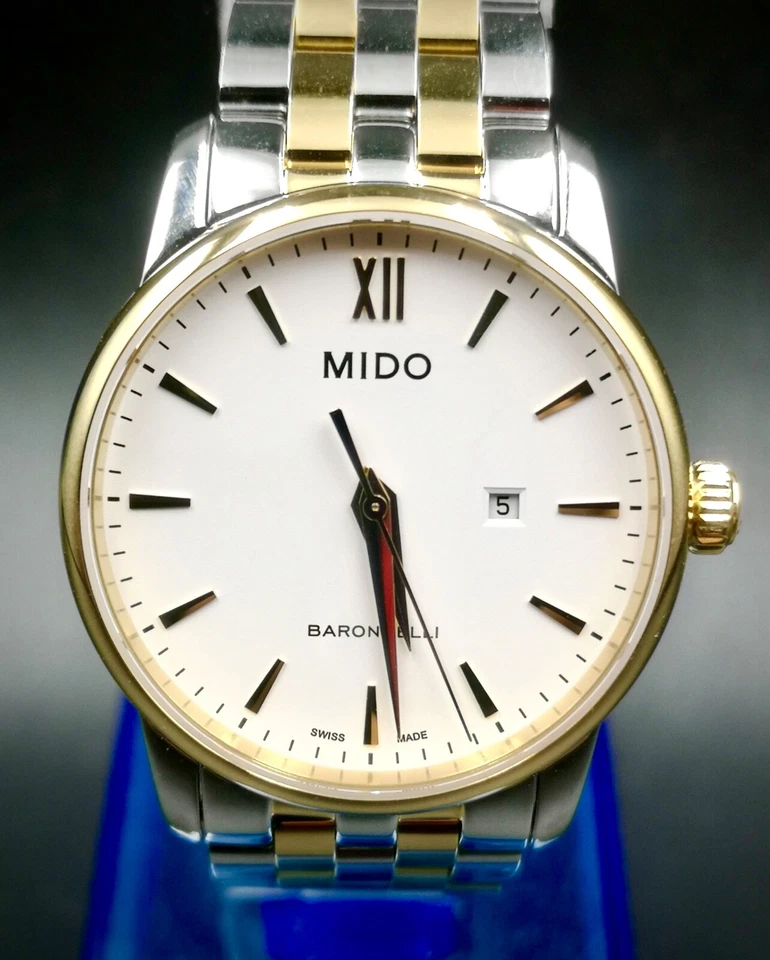 Nice MIDO Baroncelli Unisex quartz watch. Two-tones color style. M013210 - Image 3 of 4