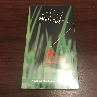 John Deere Mowing Safety Tips & Preventative Maintenance Sealed VHS Tape