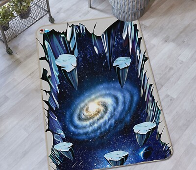3D Cosmic Time Vortex NBC454154 Game Rug Mat Elegant Photo Carpet Mat Romy