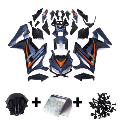 Blue Grey Orange Fairing Kit For Honda CBR650R 2021 22 2023 ABS Plastic Bodywork