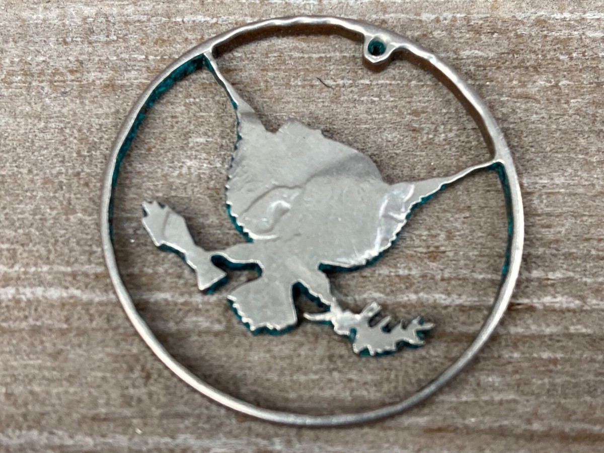 Vintage Kennedy Half Dollar Cut Out Eagle Jewelry Pendant | eBay