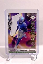2023 Panini Illusions - Illusionists Emerald #17 Quentin Johnston (RC)