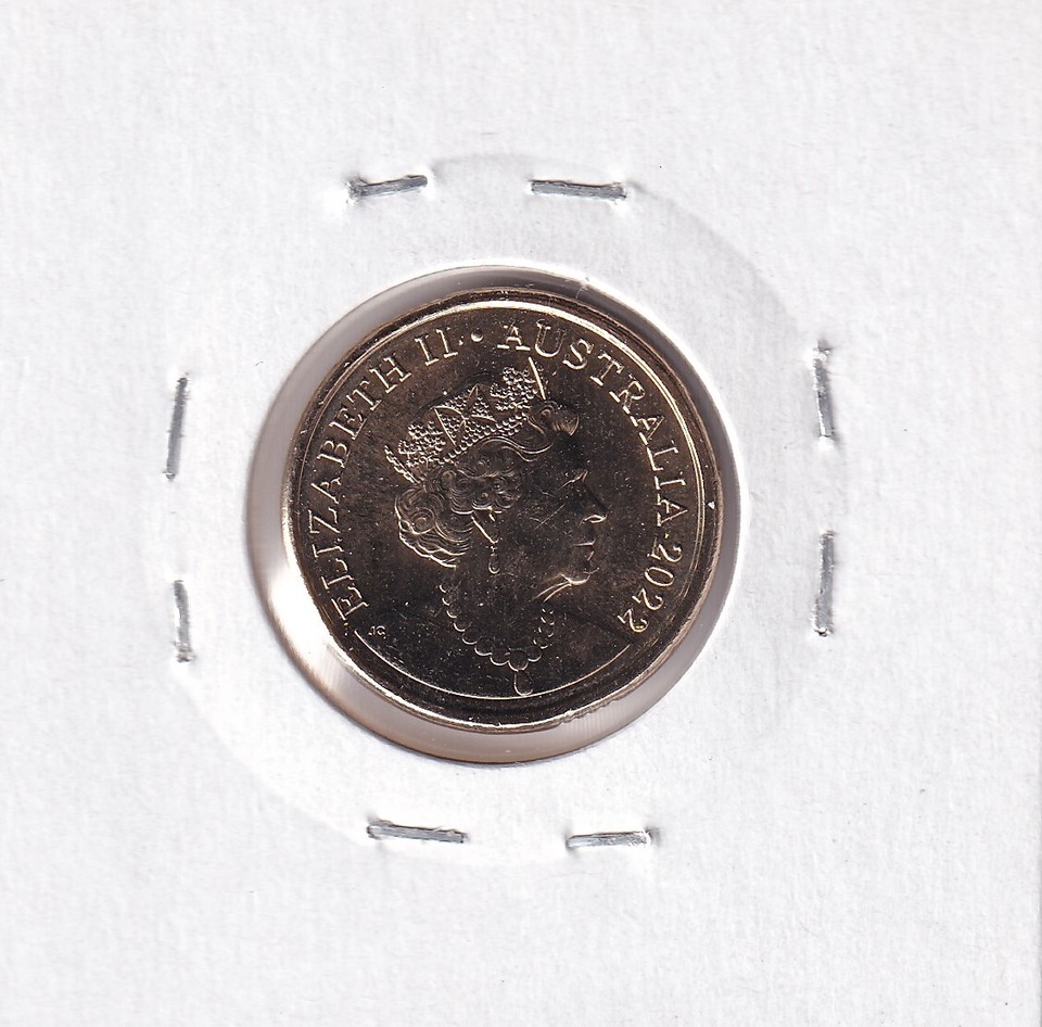 AUSTRALIA: 2022 $2 COMMONWEALTH GAMES LETTER **A** UNC COIN IN 2X2 ...