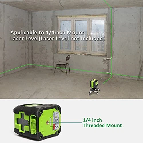 Laser Level Adapter Metal 360degree Rotating Base For Laser Level Tripod Connect