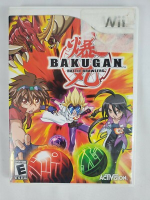 Bakugan Battle Brawlers (Nintendo Wii, 2009) CIB, TESTED, FREE SHIP 