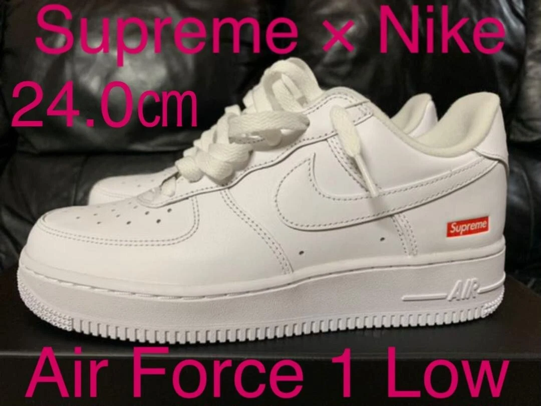 Supreme x nike cheap air force 1 ebay