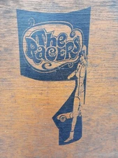 Vintage 1960's Mechanics Creeper The Racer Awesome Solid Oak Great Artwork