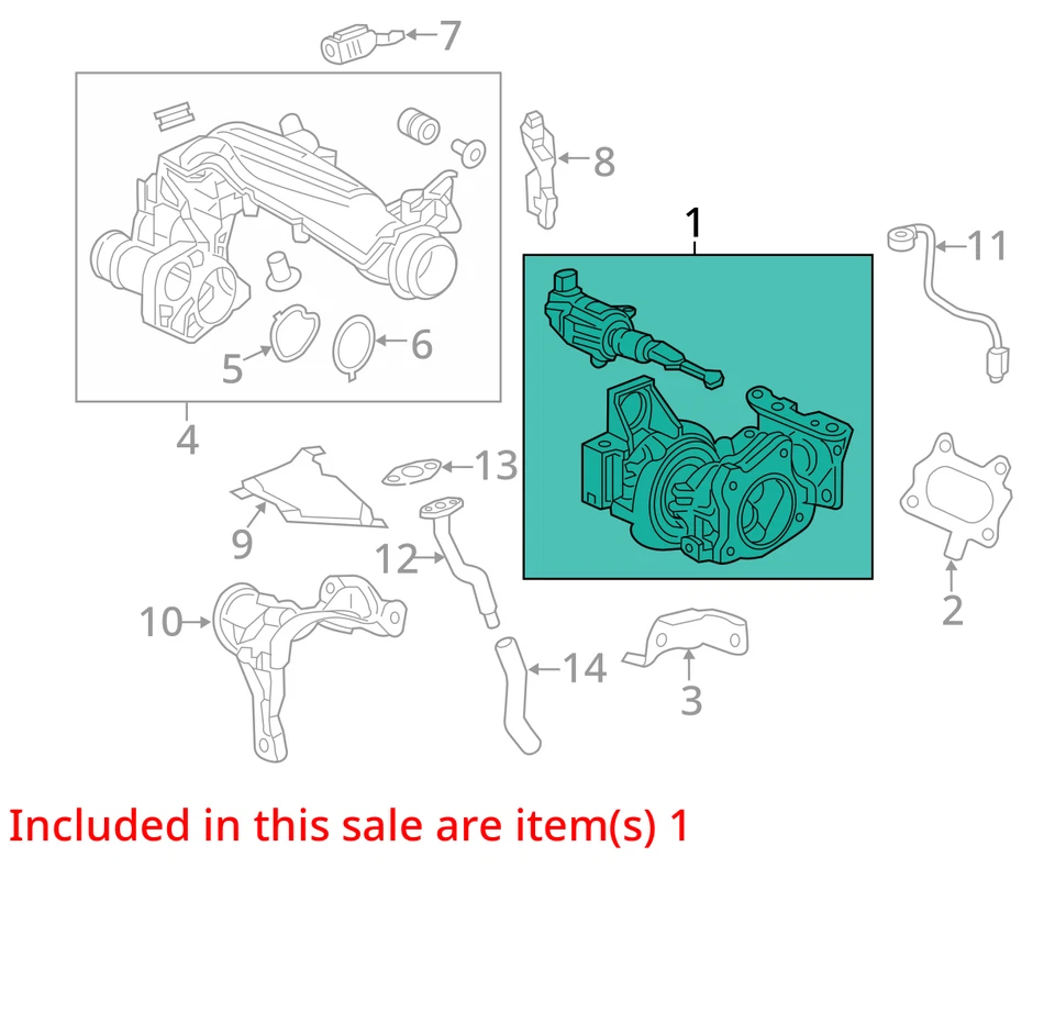 Turbo/Supercharger 1.5L Without Sport Package Fits 16-22 CIVIC 30270863 - Image 3 of 4
