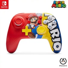 PowerA Nano Enhanced Wireless Controller for Nintendo Switch - Mario Victory