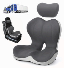Truck Seat Cushion Headrest Set Memory Foam Lumbar Support For Truck Drivers Truck Seat Cushion Headrest Set Memory Foam Lumbar Support For Truck Drivers