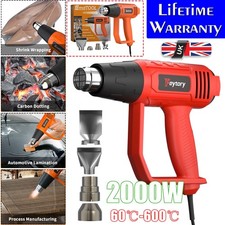 2000W Electronic Heat Gun Hot Air Gun Dual Temperature Paint Stripper +TOOLS