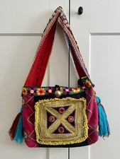 Damen Schultertasche, indischer Stil, Mehrfar...