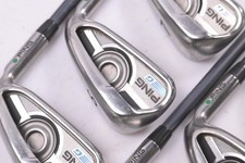 Hierros serie Ping G/5-PW/punto verde/ejes flexibles regulares Ping CFS 70