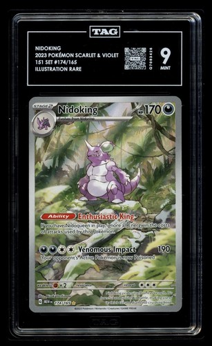 Nidoking graded TAG 9 for sale on eBay