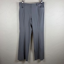 Ann Taylor Women Pants Gray Dress Slacks Offi...