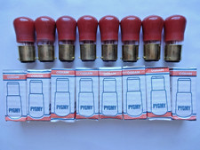 Image of 8x 15w Red Bayonet B22 BC Pygmy Sign Lamps Dimmable Incandescent Coloured Bulbs