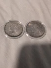 1922 peace silver dollar coins (2 Coins)