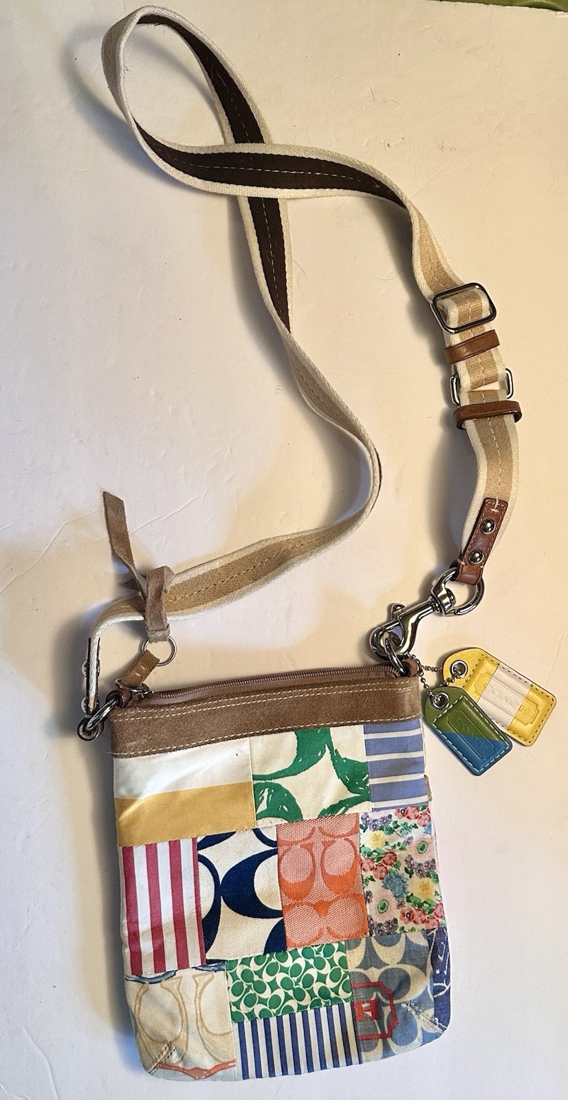 Original Vintage COACH Hampton Patchwork Crossbod… - image 19