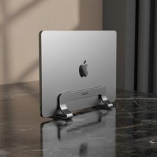 Vertical Laptop Stand Holder for Desk Compatible with MacBook Pro, MacBook Ai...