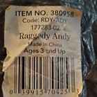 Classic Raggedy Andy 36in Cloth Doll w/ Removable Clothes MPN 380958 — photo 2
