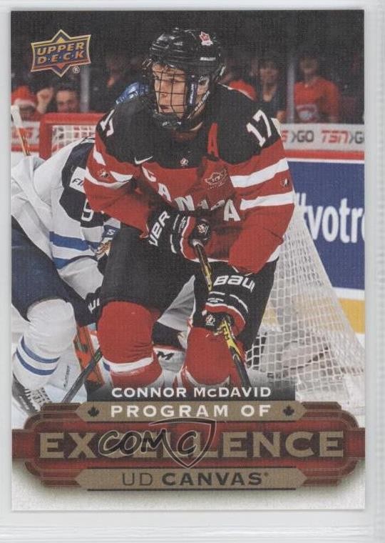 2015-16 Upper Deck UD Canvas Program of Excellence Connor McDavid #C270 08aw
