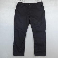 Monfrere Jeans Men 38x29 Pants Deniro Noir Straight Stretch Japan Denim USA Made