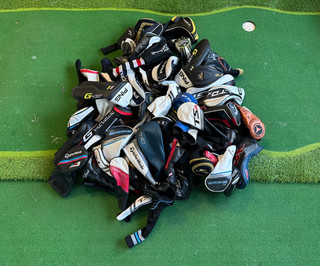Lot of 100 Assorted Golf Head Covers (Drivers Hybrids and Woods)