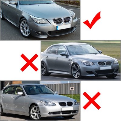 Front Bumper Lip Splitter Spoiler Carbon For BMW 5 Series E60 E61