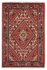 Traditional Vintage Hand-Knotted Oriental Carpet 3'3" x 4'11" Wool Area Rug