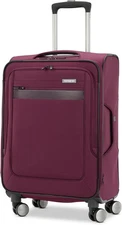 Samsonite Ascella 24" Softside Expandable Spinner Luggage Carry On Light Plum