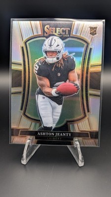 2025 Panini Select Ashton Jeanty RC Silver Prizm Premier Level #104 Raiders