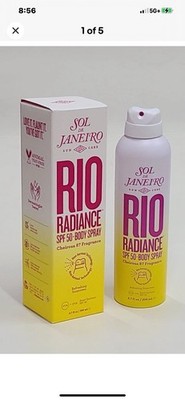 Sol De Janeiro Rio Radiance SPF 50 Body Spray Cheirosa 87 Fragrance 6.7 fl oz