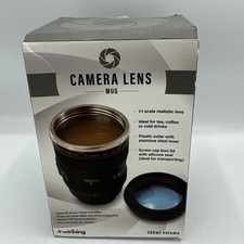 Camera Lens Tea or Coffee Mug ~ 300ml ~ New and Unused Boxed - Damaged Box