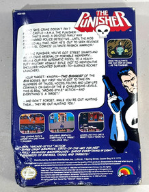 The Punisher (Nintendo NES, 1991) with Box and Poster