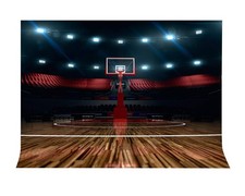 High - end Basketball Court Background Indoor Photography Backdrop Sports Clu...