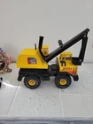 Vintage Tonka Turbo-Diesel Pressed Steel Back Hoe Excavator Shovel Truck XMB-975