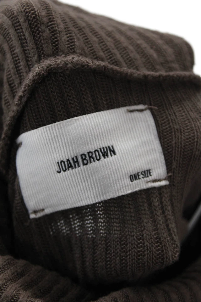 Suéter Pullover Joah Marrón Unisex Cuello Alto Marrón Manga Larga Talla Única Foto 4 de 4