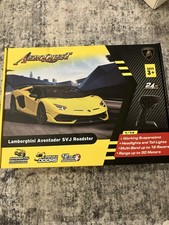 AeroQuest Lamborghini Aventador SVJ Roadster 1:14 RC Car Yellow, Openable Doors