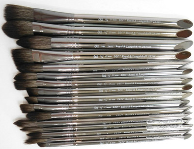 NEW ~ 16 x ROYAL & LANGNICKEL ~ ZEN SERIES 83 WATERCOLOR PAINT BRUSH ~ lot R&L