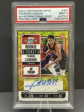 2023-24 PaniniContenders Optic Rookie Ticket Toumani Camara AU-InternationalGOLD