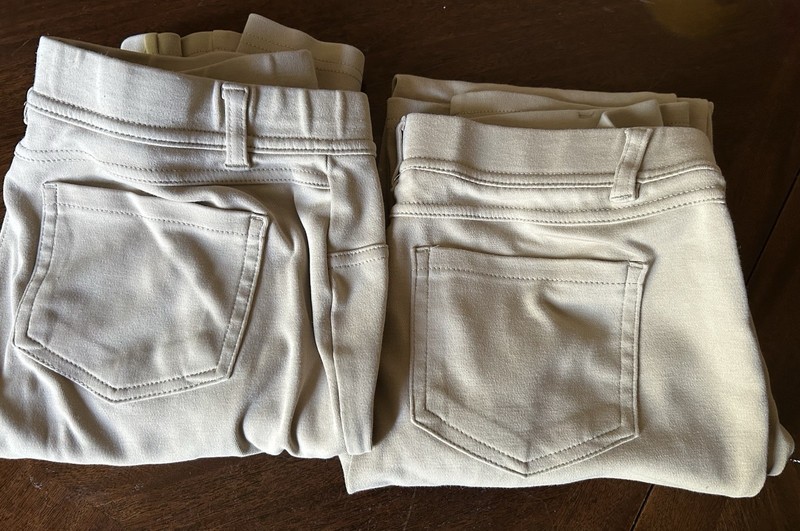 Lot Of Two Náutica School Uniform Pants -girls 16, Kakhi 