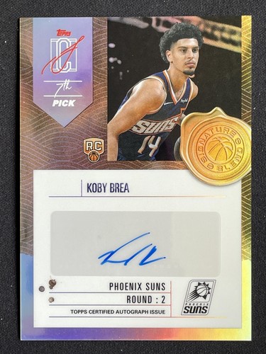 2025 Topps Signature Koby Brea Base (RAW)