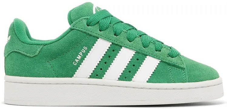 adidas gazelle silver green womens Buy adidas Originals Dark Green / Cloud White / Gum Campus 00S El C  Sneakers main image 0
