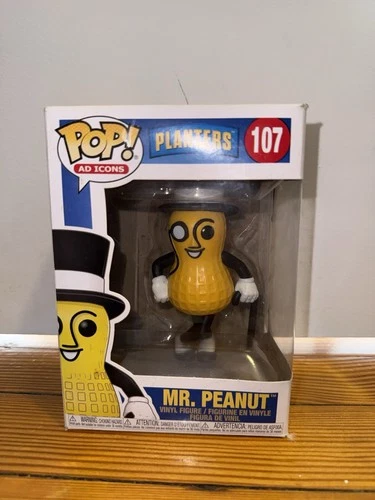 Funko Pop! Ad Icons: Mr. Peanut Planters #107 Vinyl Figure