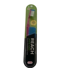 REACH Pink Crystal Clean Firm Deep Cleaning Toothbrush SHIPS IN 24 HRS 