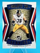 2017 Donruss Football Salute To Service Alejandro Villanueva Steelers