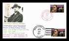 US COVER THORNTON WILDER LITERARY ARTS FDC DUAL HAND CANCEL GG CACHET
