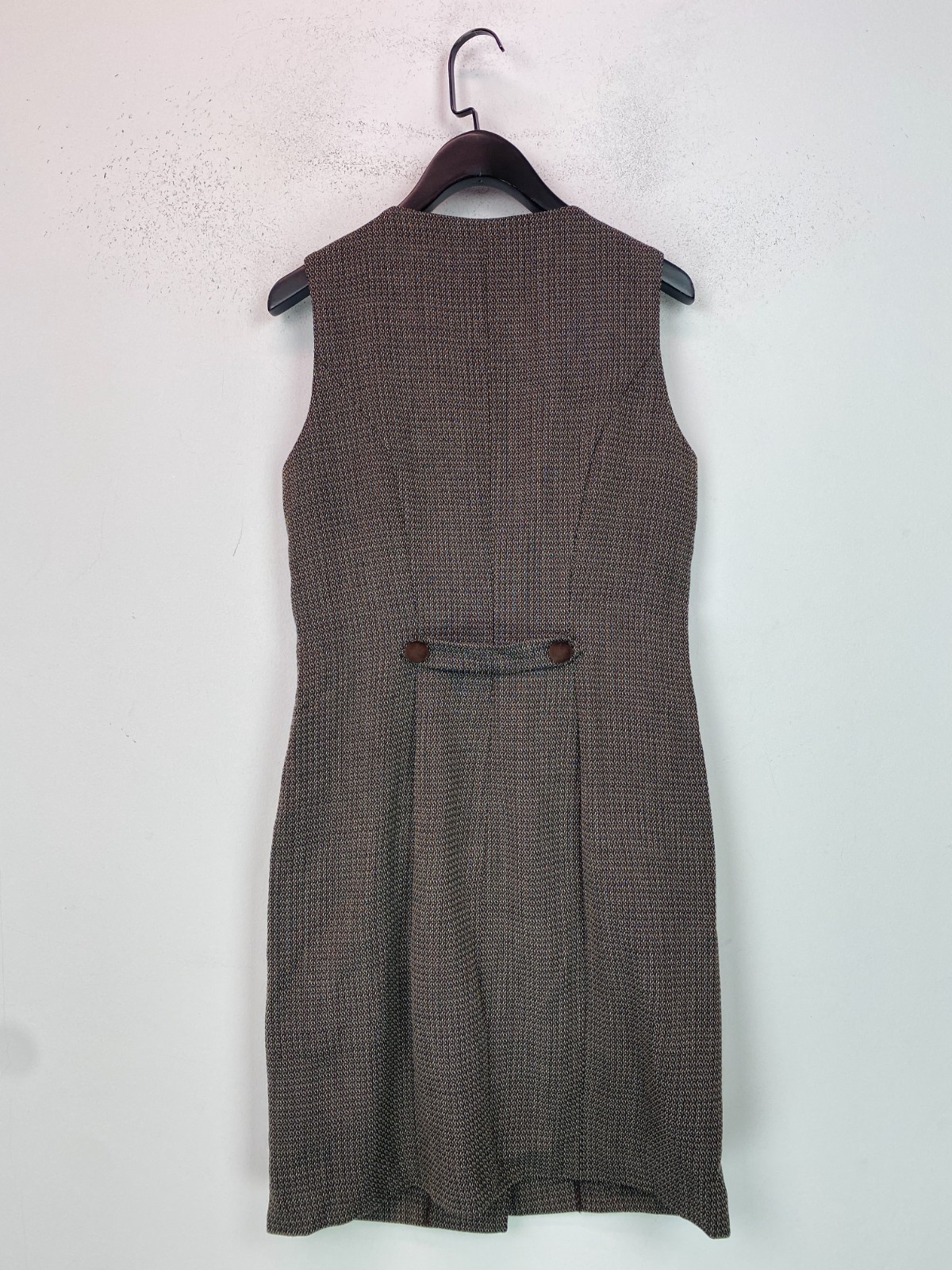 Patsy Seddon Phase Eight Brown Herringbone Dress … - image 10